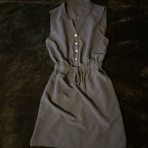 Sleeveless Gray Dress